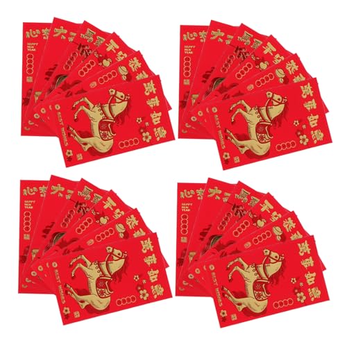 UKCOCO 30 Stück Chinesische Neujahrs Rotumschläge Pferdejahr Kreative Glückwunsch Lucky Money Umschläge Geprägt Tear Resistant Für Frühlingsfest Geburtstag Hochzeit UKCOCO 30 Stück Chinesische Neujahrs Rotumschläge Pferdejahr Kreative Glückwunsch Lucky Money Umschläge Geprägt Tear Resistant Für Frühlingsfest Geburtstag Hochzeit von UKCOCO