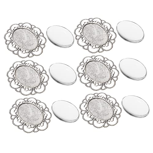 UKCOCO 30 Stück Retro Style Broschen Basis Blank Tray Bezel Sets mit Glasdome DIY Bastelset für Kreative Mädchen für Einzigartige Broschenherstellung UKCOCO 30 Stück Retro Style Broschen Basis Blank Tray Bezel Sets mit Glasdome DIY Bastelset für Kreative Mädchen für Einzigartige Broschenherstellung von UKCOCO