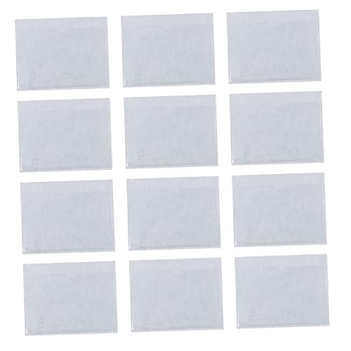 UKCOCO 30 Stück Selbstklebende Kartenhüllen für Visitenkarten und Indexkarten Transparent zur Organisation von Büchern und Materialien Langlebiges Plastikmaterial von UKCOCO