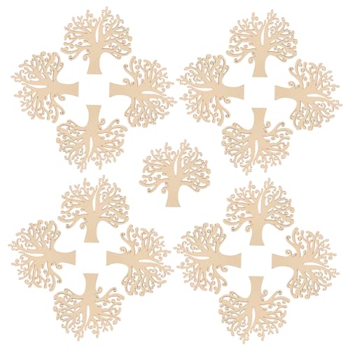 UKCOCO 30 Stück Teiliges Baumförmiges Holzscheiben Natürliche DIY Bastelmaterialien für Weihnachtsdekoration Unbehandelte Holzchips für Handwerk Kreativgeschenk Langlebig und Sicher UKCOCO 30 Stück Teiliges Baumförmiges Holzscheiben Natürliche DIY Bastelmaterialien für Weihnachtsdekoration Unbehandelte Holzchips für Handwerk Kreativgeschenk Langlebig und Sicher von UKCOCO
