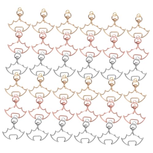 UKCOCO 30 Stück Teiliges Schlüsselanhänger Haken aus Drehbare Clips in Silber Gold und Gold Glatte Oberfläche Robust für DIY Schlüsselanhänger Schmuckherstellung Taschen und UKCOCO 30 Stück Teiliges Schlüsselanhänger Haken aus Drehbare Clips in Silber Gold und Gold Glatte Oberfläche Robust für DIY Schlüsselanhänger Schmuckherstellung Taschen und von UKCOCO