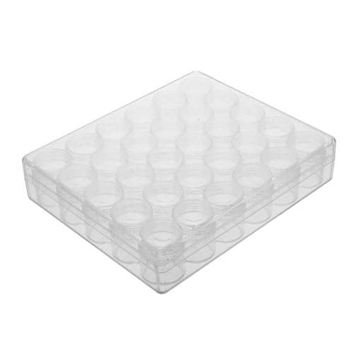 UKCOCO 30 Stück Transparente Flaschen, Aufbewahrungsflaschen Aus Kunststoff Zum Organisieren Von Medikamenten, Kosmetika, Lebensmitteln Und Kleinen Gegenständen, Aufbewahrungsbox Aus von UKCOCO