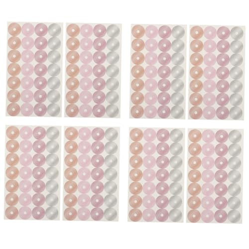 UKCOCO 32 Blatt Selbstklebende Lochverstärker Aufkleber für Ringbücher Papierloch Schutzetiketten Praktische Papierlochverstärkung für Büro Schule und Scrapbooking Ablösbar ohne von UKCOCO