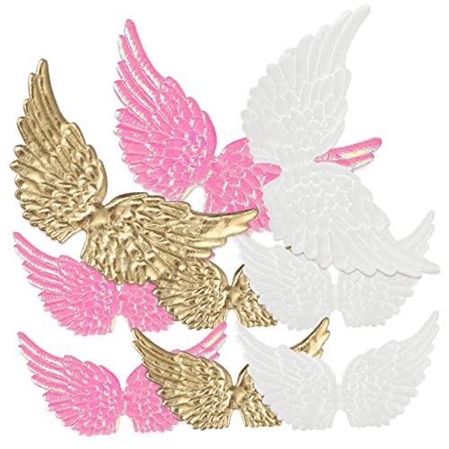 UKCOCO 36 Stück Teiliges Engelsflügel für DIY Kostüm und Rucksack Bastelprojekte Kleine Dekorative Flügel in Gold Glitzerrosa und Weiß Filigrane Accessoires für Kreative Handarbeiten UKCOCO 36 Stück Teiliges Engelsflügel für DIY Kostüm und Rucksack Bastelprojekte Kleine Dekorative Flügel in Gold Glitzerrosa und Weiß Filigrane Accessoires für Kreative Handarbeiten von UKCOCO