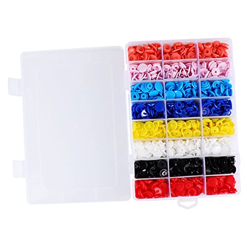 UKCOCO 360Sätze Teiliges Druckknopfset Bunten Farben Hochwertige Stoffverschlüsse für Kleidung Taschen und DIY Projekte Einfach zu Bedienen für Anfänger und Profis von UKCOCO