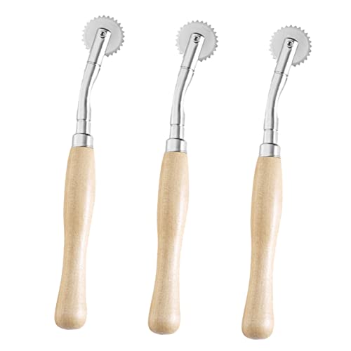 UKCOCO 3Stücke Stoffabstandsrad Ergonomisches Holzgriff Design für Präzises Markieren von Nähbahnen Verschiedenen Stoffen Professionelles Schneiderwerkzeug zur Einfachen UKCOCO 3Stücke Stoffabstandsrad Ergonomisches Holzgriff Design für Präzises Markieren von Nähbahnen Verschiedenen Stoffen Professionelles Schneiderwerkzeug zur Einfachen von UKCOCO