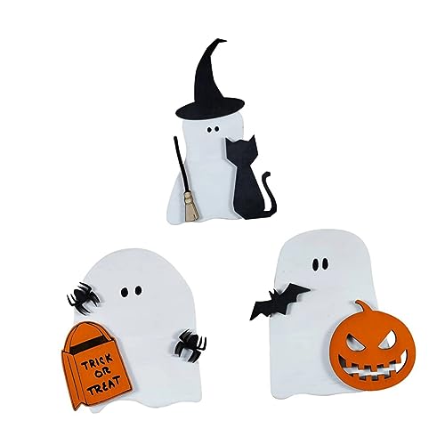 UKCOCO 3Stücke Teiliges Dekoration für Halloween Glattes Langlebiges Tischornament für Party für Zuhause und Büro Geschenkidee für Freunde UKCOCO 3Stücke Teiliges Dekoration für Halloween Glattes Langlebiges Tischornament für Party für Zuhause und Büro Geschenkidee für Freunde von UKCOCO