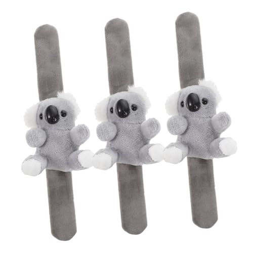 UKCOCO 3pcs Tier Slap Armbänder Kinder Plüschtiere Armbänder Ausgestopfte Slap Bands Spielzeug Für Jungen Mädchen Geburtstag Tier Themen Partyzubehör von UKCOCO