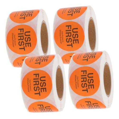 UKCOCO 4 Rollen Use First Sticker Labels Selbstklebend Etiketten pro Lebensmittel Lagerkontrolle Vorratskennzeichnung Restaurant Aufkleber Vorratsmanagement UKCOCO 4 Rollen Use First Sticker Labels Selbstklebend Etiketten pro Lebensmittel Lagerkontrolle Vorratskennzeichnung Restaurant Aufkleber Vorratsmanagement von UKCOCO