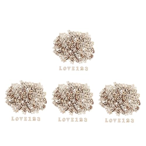 UKCOCO 4 Sätze Teiliges Holzbuchstaben Und Zahlen Set Stabile Diy Holzdekoration Für Wand Und Bastelprojekte Naturbelassen Vielseitig Für Frühe Bildung Kreative 200 Stück * 4 UKCOCO 4 Sätze Teiliges Holzbuchstaben Und Zahlen Set Stabile Diy Holzdekoration Für Wand Und Bastelprojekte Naturbelassen Vielseitig Für Frühe Bildung Kreative 200 Stück * 4 von UKCOCO