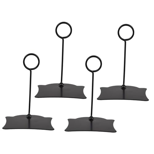 UKCOCO 4 Stück Metall Preisetikettenhalter Schwarze Tischaufsteller Clips für Preisschilder Stabile Werbeclips für Bäckerei Supermarkt Modernes Design Praktische Anwendung UKCOCO 4 Stück Metall Preisetikettenhalter Schwarze Tischaufsteller Clips für Preisschilder Stabile Werbeclips für Bäckerei Supermarkt Modernes Design Praktische Anwendung von UKCOCO