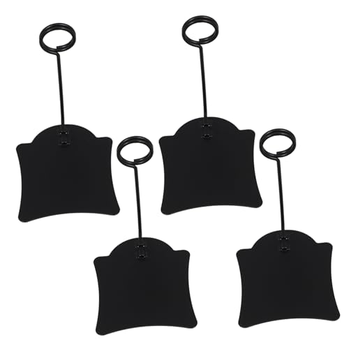 UKCOCO 4 Stück Metall Preisschildhalter Stabile Werbeclip Halterung aus Langlebigem Wiederverwendbar für Preisschilder Werbetafeln und Etiketten Geeignet für Bäckerei und Einzelhandel von UKCOCO