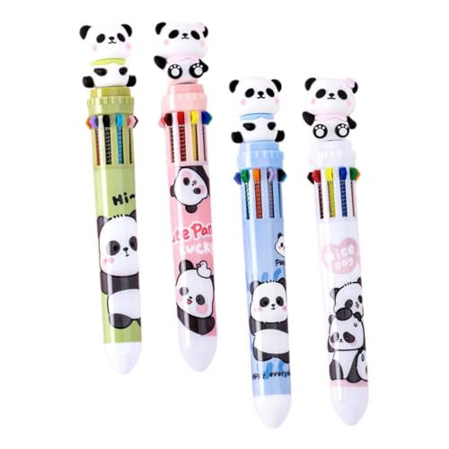 UKCOCO 4 Stück Panda Kugelschreiber Mehrfarbig Schreibstifte Niedliches Design Vielseitig für Schule Büro für Studenten und Freunde UKCOCO 4 Stück Panda Kugelschreiber Mehrfarbig Schreibstifte Niedliches Design Vielseitig für Schule Büro für Studenten und Freunde von UKCOCO
