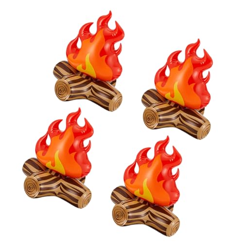 UKCOCO 4 Stück Teiliges Aufblasbare Feuer Dekorationen für Camping und Partys Imitation von Einfach zu Verwenden und Langlebig für Themen Events UKCOCO 4 Stück Teiliges Aufblasbare Feuer Dekorationen für Camping und Partys Imitation von Einfach zu Verwenden und Langlebig für Themen Events von UKCOCO
