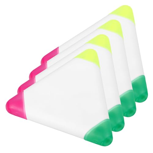 UKCOCO 4 Stück Teiliges Dreieckige Textmarker Kreative Form Tragbare Kleine Marker Hervorheben von Notizen Scrapbooking und Schulgebrauch für Jugendliche UKCOCO 4 Stück Teiliges Dreieckige Textmarker Kreative Form Tragbare Kleine Marker Hervorheben von Notizen Scrapbooking und Schulgebrauch für Jugendliche von UKCOCO