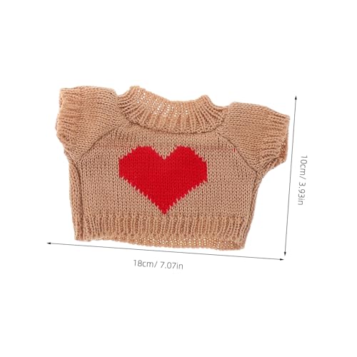 UKCOCO 4 Stück Teiliges Niedliche Bärenpuppen Kleidung mit Süßen Pullovern Austauschbare und Wiederverwendbare Strickoutfits für Stofftiere und Puppen Leicht Anzuziehen Perfektes für UKCOCO 4 Stück Teiliges Niedliche Bärenpuppen Kleidung mit Süßen Pullovern Austauschbare und Wiederverwendbare Strickoutfits für Stofftiere und Puppen Leicht Anzuziehen Perfektes für von UKCOCO