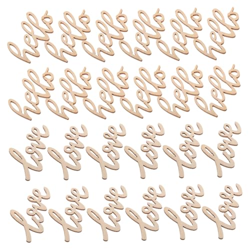 UKCOCO 40 Stück Hohlbuchstaben-holzspäne Holzausschnitte Tischdekorationen Zum Valentinstag Buchstabendekor Aus Holz Liebesdekorationen Holzornamente Holzschild Briefdekorationen Beige UKCOCO 40 Stück Hohlbuchstaben-holzspäne Holzausschnitte Tischdekorationen Zum Valentinstag Buchstabendekor Aus Holz Liebesdekorationen Holzornamente Holzschild Briefdekorationen Beige von UKCOCO