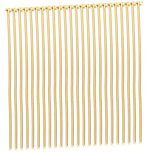 UKCOCO 400 Stück Metall Kopfstifte für Schmuckherstellung DIY Perlenfädeln Zubehör T Pins für Ohrringe und Armbänder Geeignet für Anfänger und Profis von UKCOCO