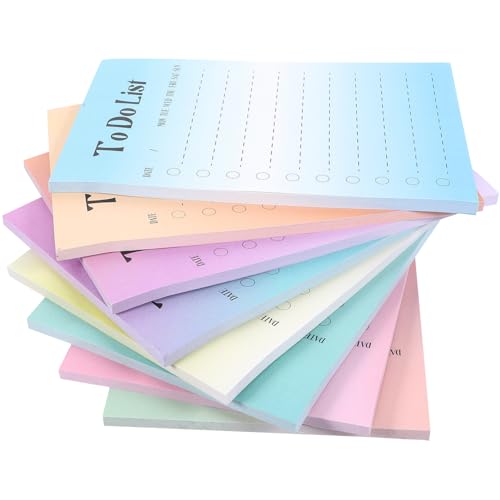 UKCOCO 400 Stück Selbstklebende Notizblöcke Farben Kawaii Memo Pads für To Do Listen Notizen und Erinnerungen für Büro Schule und Zuhause von UKCOCO