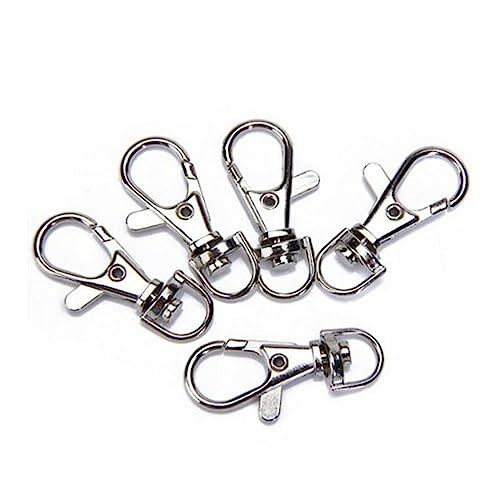 UKCOCO 40Stücke Haltbarer Metall Karabinerhaken Schlüsselanhänger Teiliges Set Silber für Schlüssel Bastelprojekte und Hundeleinen Leicht zu Bedienen mit Schnappbarem Verschluss UKCOCO 40Stücke Haltbarer Metall Karabinerhaken Schlüsselanhänger Teiliges Set Silber für Schlüssel Bastelprojekte und Hundeleinen Leicht zu Bedienen mit Schnappbarem Verschluss von UKCOCO