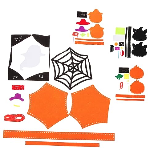 UKCOCO 4Sätze Halloween Süßigkeitstüten Teiliges DIY Geschenktüten für Halloween Partys Leckereien Beutel mit Entzückenden Mustern für Goodie Bags und Bastelprojekte von UKCOCO