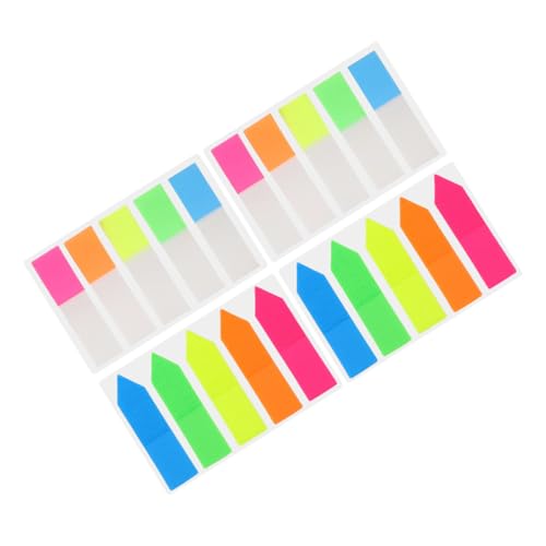 UKCOCO 4Sätze Selbstklebende Seitenmarker Transparente Papierseitenregister für Effektive Seitenmarkierung für Schule und Büro Langlebig und Auffällig Leuchtenden UKCOCO 4Sätze Selbstklebende Seitenmarker Transparente Papierseitenregister für Effektive Seitenmarkierung für Schule und Büro Langlebig und Auffällig Leuchtenden von UKCOCO