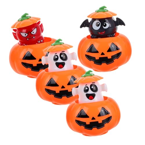 UKCOCO 4Stücke Halloween Uhrwerk Lustige Kürbis Spielzeuge für Dekoration für Halloween Partys Süßes oder Saures für Goodie Bags und Klassenbelohnungen UKCOCO 4Stücke Halloween Uhrwerk Lustige Kürbis Spielzeuge für Dekoration für Halloween Partys Süßes oder Saures für Goodie Bags und Klassenbelohnungen von UKCOCO