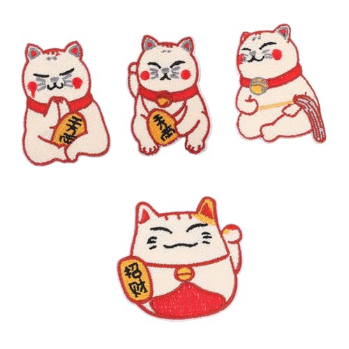UKCOCO 4Stücke Katzen Patches für DIY Projekte Teiliges Selbstklebende Stickapplikationen für Kleidung Rucksäcke und Mehr Dekoration für Mode und Kunsthandwerk UKCOCO 4Stücke Katzen Patches für DIY Projekte Teiliges Selbstklebende Stickapplikationen für Kleidung Rucksäcke und Mehr Dekoration für Mode und Kunsthandwerk von UKCOCO