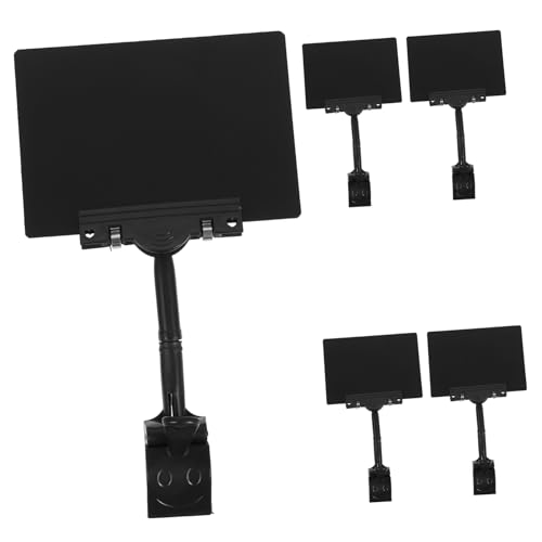 UKCOCO 4Stücke Mini Tafelschild mit Drehbarem Clip Beidseitig Beschreibbar für Preisanzeigen an Kompatibel Quadratischen Rohren UKCOCO 4Stücke Mini Tafelschild mit Drehbarem Clip Beidseitig Beschreibbar für Preisanzeigen an Kompatibel Quadratischen Rohren von UKCOCO