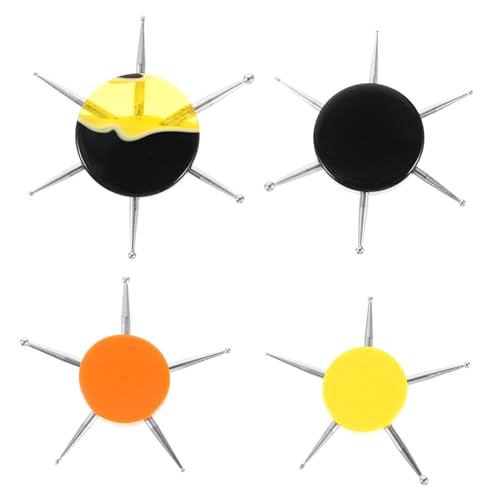 UKCOCO 4Stücke Teiliges Nagelkunst Punktierungswerkzeug Maniküre Malwerkzeuge für DIY Nail Art Leicht und Handlich für Nagelmuster Wiederverwendbar und Langlebig von UKCOCO