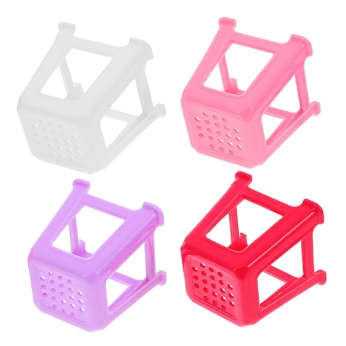 UKCOCO 4pcs Miniaturmodell Möbelpuppenhaus Dekoration Winziger Stuhl Stuhl Set Miniaturpuppenhauszubehör Miniaturmöbel UKCOCO 4pcs Miniaturmodell Möbelpuppenhaus Dekoration Winziger Stuhl Stuhl Set Miniaturpuppenhauszubehör Miniaturmöbel von UKCOCO
