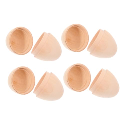 UKCOCO 4pcs Unbemalte Holz Ostereier Für DIY Crafts Ostern Holz Eier Für Kleine Diy-holzeier Für Handbemalte Kunst Osterdekorationen Und Kreatives Eiermalerei UKCOCO 4pcs Unbemalte Holz Ostereier Für DIY Crafts Ostern Holz Eier Für Kleine Diy-holzeier Für Handbemalte Kunst Osterdekorationen Und Kreatives Eiermalerei von UKCOCO