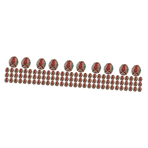 UKCOCO 5 Sätze Nepal Messing Perlen Spacer Perlen Diy Schmuck Zubehör Für Armbänder Und Schlüsselanhänger Für Kreative Projekte 20 Stück * 5 UKCOCO 5 Sätze Nepal Messing Perlen Spacer Perlen Diy Schmuck Zubehör Für Armbänder Und Schlüsselanhänger Für Kreative Projekte 20 Stück * 5 von UKCOCO