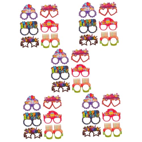 UKCOCO 5 Sätze Papiergläser Verkaufsstand Geformt Alles Zum Geburtstag Brille Party Geburtstagsfeier Kreative Papierbrille Dekorative Geburtstagsgläser 18 Stück * 5 UKCOCO 5 Sätze Papiergläser Verkaufsstand Geformt Alles Zum Geburtstag Brille Party Geburtstagsfeier Kreative Papierbrille Dekorative Geburtstagsgläser 18 Stück * 5 von UKCOCO