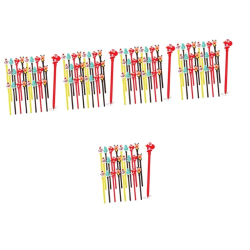 UKCOCO 5 Sätze Teiliges Weihnachtsstifte Kawaii Kugelschreiber Für Notizen Verschiedene Designs Weihnachtsmotiv Schreibzubehör Für Schule Und Büro Langlebig Und Angenehm 24 Stück * 5 von UKCOCO