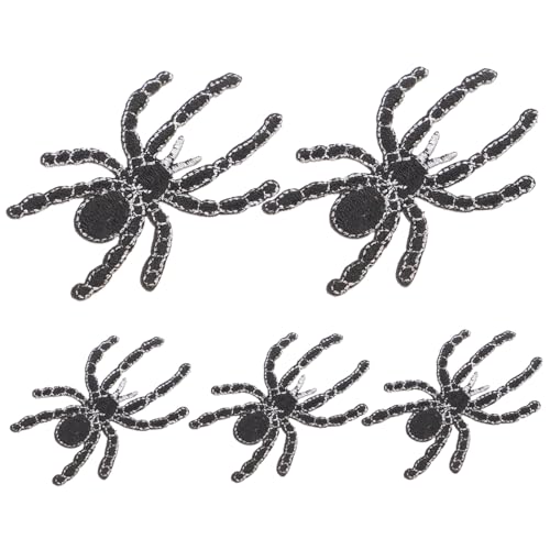 UKCOCO 5 Stck Teiliges Bestickte Spinnen Aufnäher zum Aufbügeln Bunte DIY Applikationen für Kleidung Jeans Hemden Wiederverwendbar und Vielseitig für Kostüme und Alltagsmode UKCOCO 5 Stck Teiliges Bestickte Spinnen Aufnäher zum Aufbügeln Bunte DIY Applikationen für Kleidung Jeans Hemden Wiederverwendbar und Vielseitig für Kostüme und Alltagsmode von UKCOCO