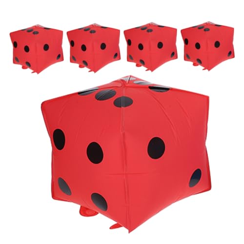 UKCOCO 5 Stück Ballon Würfelfolienballon Quadratische Folienballons Würfelballon Folienballons Luftballons Für Geburtstagsfeier Spielabenddekorationen Rot Aluminiumfolie UKCOCO 5 Stück Ballon Würfelfolienballon Quadratische Folienballons Würfelballon Folienballons Luftballons Für Geburtstagsfeier Spielabenddekorationen Rot Aluminiumfolie von UKCOCO