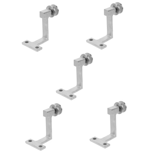 UKCOCO 5 Stück Handlaufhalterungen Handlaufhalterungen Für Treppen Hochleistungs Handlaufhalterungshalter Handlauf Handlauf Klemme Handlaufhalterung Wanddeck Geländerhalterungen von UKCOCO