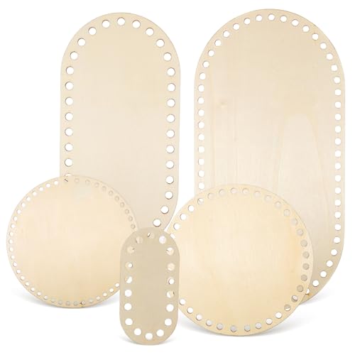 UKCOCO 5 Stück Korbbasis Holzsockel Für Korb Holzformen Basteln Häkelzubehör Und Zubehör Holzboden Für Korb Stricktasche Holzsockel Unfertige Holzscheiben Korbböden Hölzern Beige UKCOCO 5 Stück Korbbasis Holzsockel Für Korb Holzformen Basteln Häkelzubehör Und Zubehör Holzboden Für Korb Stricktasche Holzsockel Unfertige Holzscheiben Korbböden Hölzern Beige von UKCOCO