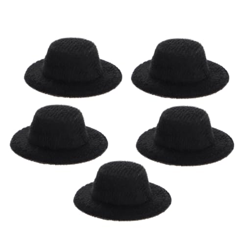 UKCOCO 5 Stück Mini Hüte für Puppen Formelle Mini Zylinderhüte aus Filz Dekorative Puppenzubehör für DIY Basteln Haar und Kostümaccessoires Passend für Puppenhaus und Cosplay UKCOCO 5 Stück Mini Hüte für Puppen Formelle Mini Zylinderhüte aus Filz Dekorative Puppenzubehör für DIY Basteln Haar und Kostümaccessoires Passend für Puppenhaus und Cosplay von UKCOCO