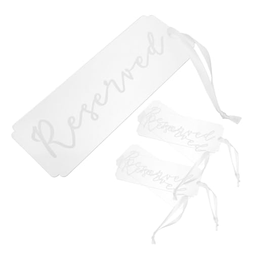 UKCOCO 5 Stück Sitzschild reserviert rustikal für Sitzplatzschilder Sitzplätze Party Hochzeitsdeko hochzeitsdeco reservierungsschilder dekorative Acrylanhänger transparente Acryletiketten UKCOCO 5 Stück Sitzschild reserviert rustikal für Sitzplatzschilder Sitzplätze Party Hochzeitsdeko hochzeitsdeco reservierungsschilder dekorative Acrylanhänger transparente Acryletiketten von UKCOCO