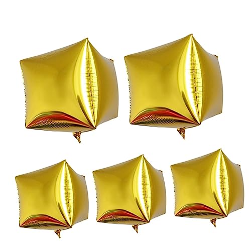 UKCOCO 5 Stück Teiliges Aluminium Folienballon für Geburtstagsfeiern und Festivals Roségold Partydekoration von UKCOCO