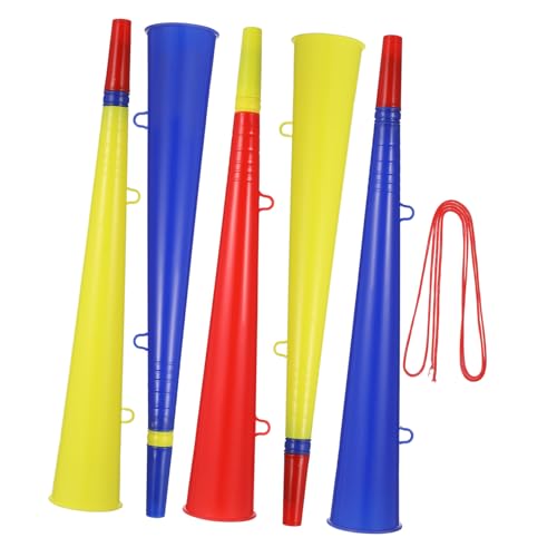 UKCOCO 5 Stück Teiliges Stadionhorn aus Kunststoff Bunte Trompeten für Sportveranstaltungen Graduierungen und Feiern Lauter für Fans und Partys UKCOCO 5 Stück Teiliges Stadionhorn aus Kunststoff Bunte Trompeten für Sportveranstaltungen Graduierungen und Feiern Lauter für Fans und Partys von UKCOCO