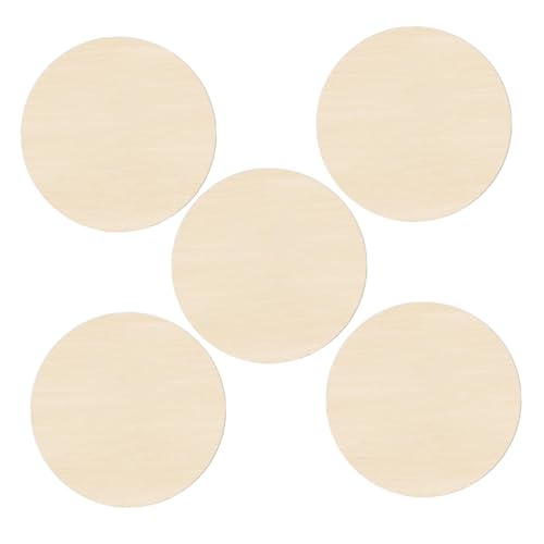 UKCOCO 5 Stück Unbearbeitete Holzscheiben Naturholz für Bastelprojekte Diy Türhänger Graffiti Boards und Kreative Malerei UKCOCO 5 Stück Unbearbeitete Holzscheiben Naturholz für Bastelprojekte Diy Türhänger Graffiti Boards und Kreative Malerei von UKCOCO