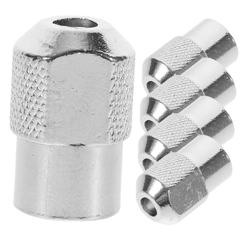 UKCOCO 5 Stück wiederverwendbare M8x0,75-Muttern langlebige Muttern M8x0,75 Befestigungsmuttern M8x0,75 wiederverwendbare Mutter M8x0,75 Futtermuttern Zinklegierung Silver von UKCOCO