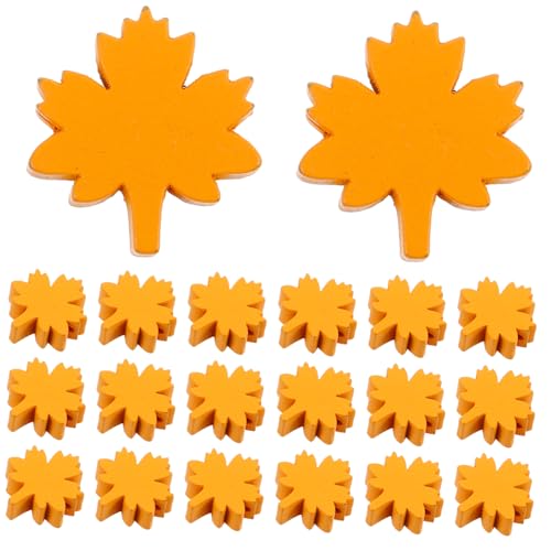 UKCOCO 50 Stück Ahornblatt Holzperlen Herbstfarben Handgefertigt Künstlerisch Geformt Für DIY Thanksgiving Dekorationen Schmuckherstellung Festliche Holzkugeln UKCOCO 50 Stück Ahornblatt Holzperlen Herbstfarben Handgefertigt Künstlerisch Geformt Für DIY Thanksgiving Dekorationen Schmuckherstellung Festliche Holzkugeln von UKCOCO