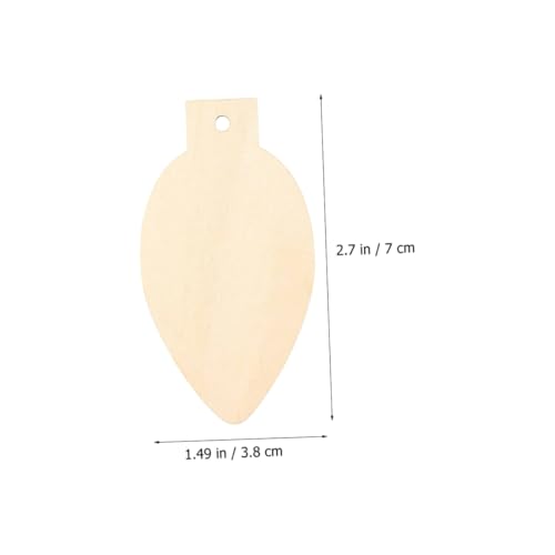 UKCOCO 50 Stück DIY Holzscheiben Weihnachtsdeko Unfertige Lichtbirnen Holzplättchen zum Bemalen Kreative Holzanhänger für Christbaumschmuck Wand und Türdeko Bastelset für Weihnachten UKCOCO 50 Stück DIY Holzscheiben Weihnachtsdeko Unfertige Lichtbirnen Holzplättchen zum Bemalen Kreative Holzanhänger für Christbaumschmuck Wand und Türdeko Bastelset für Weihnachten von UKCOCO