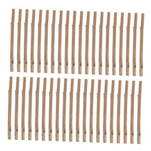 UKCOCO 50 Stück Naturhölzernstöcke Holzstöcke bauen Bastelstöcke aus Holz Bastelstangen Holz klebt Zweige Holzzweige Holzscheite kleine Bastelstäbchen Foto-Requisiten-Sticks Hellbraun UKCOCO 50 Stück Naturhölzernstöcke Holzstöcke bauen Bastelstöcke aus Holz Bastelstangen Holz klebt Zweige Holzzweige Holzscheite kleine Bastelstäbchen Foto-Requisiten-Sticks Hellbraun von UKCOCO