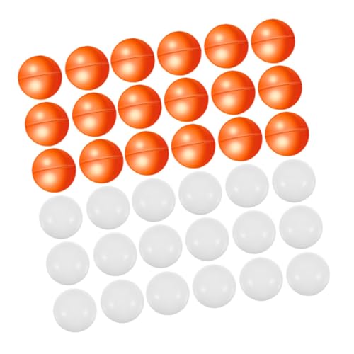 UKCOCO 50 Stück Öffnbare Lotteriekugeln aus Wiederverwendbarem PVC Kleine Leichte Spielkugeln für Partyspiele Tombola Gewinnspiele und Freizeitaktivitäten Orange und Weiß Vielseitige UKCOCO 50 Stück Öffnbare Lotteriekugeln aus Wiederverwendbarem PVC Kleine Leichte Spielkugeln für Partyspiele Tombola Gewinnspiele und Freizeitaktivitäten Orange und Weiß Vielseitige von UKCOCO