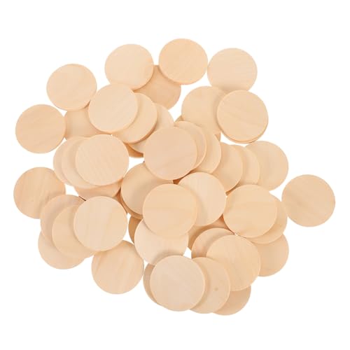 UKCOCO 50 Stück Teiliges Naturbelassene Holzscheiben Dicke Holzplättchen zum Basteln DIY Holzuntersetzer Baumscheiben für Kreative Handwerksprojekte und Dekorationen UKCOCO 50 Stück Teiliges Naturbelassene Holzscheiben Dicke Holzplättchen zum Basteln DIY Holzuntersetzer Baumscheiben für Kreative Handwerksprojekte und Dekorationen von UKCOCO